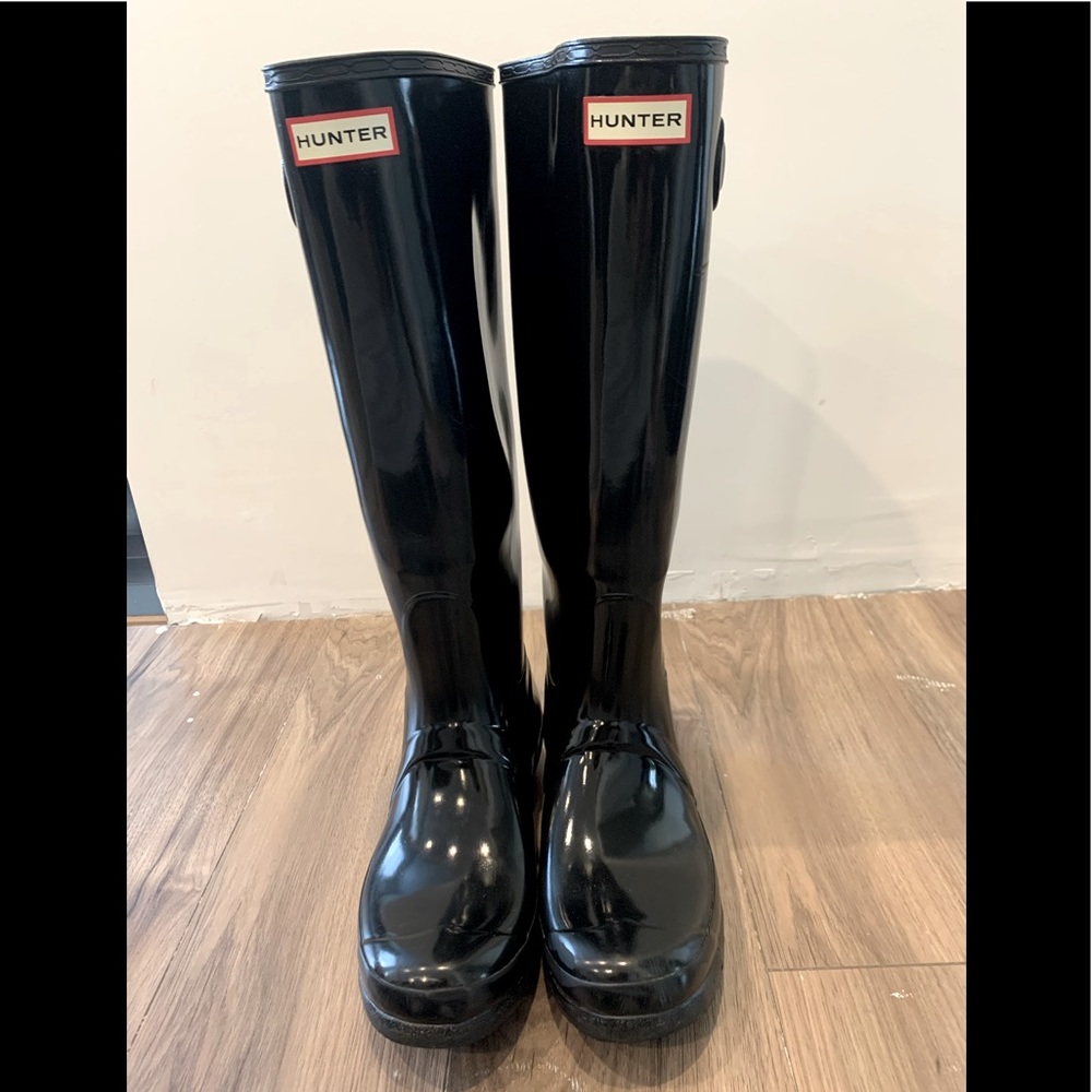 Original Tall Hunter Boots in Black🔥
